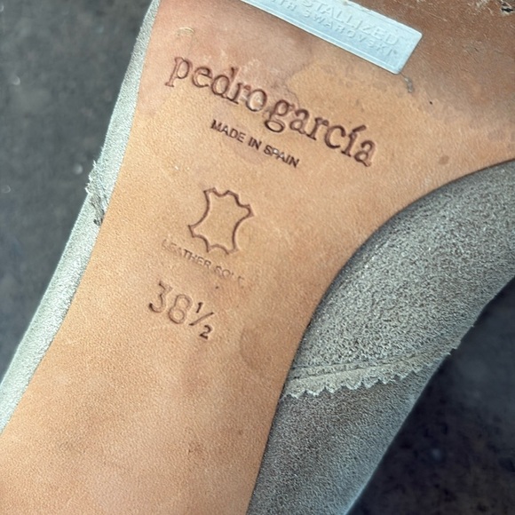 Pedro Garcia Peep Toe Heels 38.5 - Picture 11 of 14